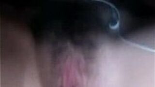 Sexy young babe with perky tits masturbates on cam - porn video