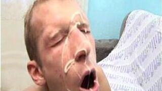 Gay Facial Cum Blaster Bareback - porn video
