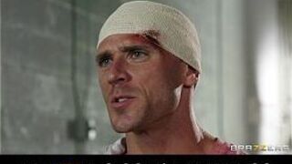 Hardcore rough cop bribes her victim with pussy - porn video