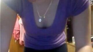 Real Amateur Teen on a Webcam - porn video