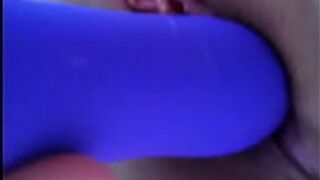 purple toy in pussy - porn video