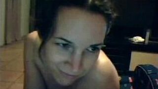 My wife showing her pussy and small tits - porn video