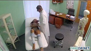 Teen flirts with the doctor - porn video