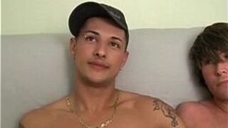 Straight boy gets a load out of his buddy Gay Sex Video - porn video